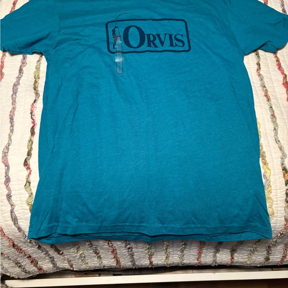 Orvis Men's Teal T-Shirt